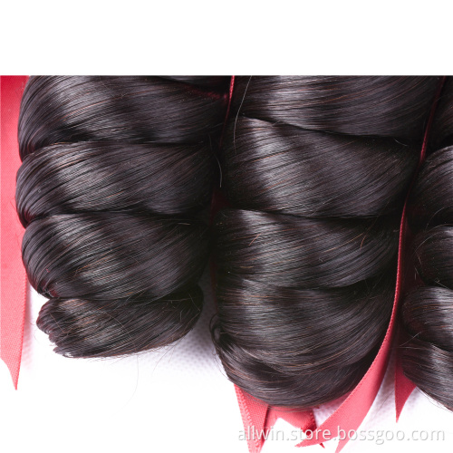 Brazilian hair extension Body wave 26" natural color boundle hair extension